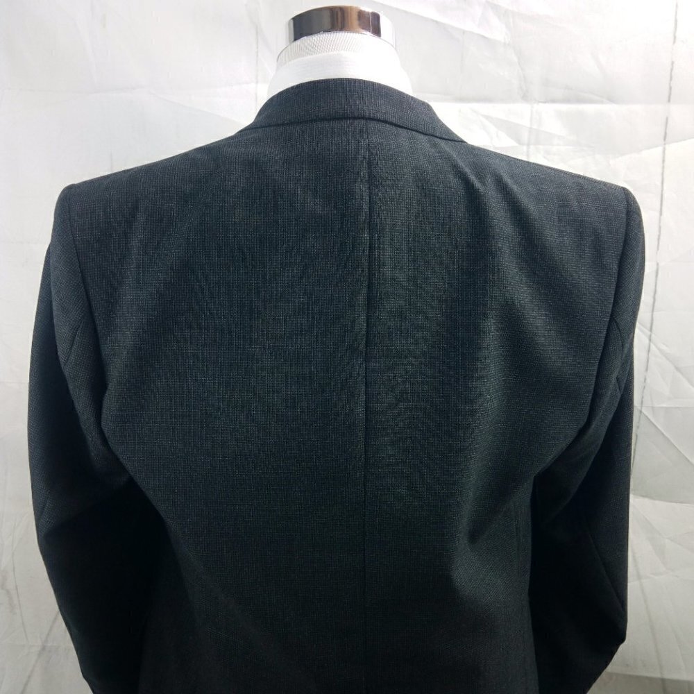 Roberto Vasalli Double Breasted Gray Suit Blazer - Picture 7 of 13